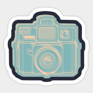 ISSF Society6 logo TURQUOISETANREVERSE Sticker